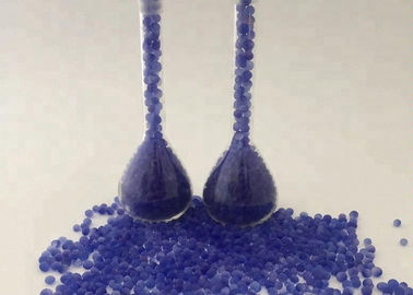 China Blauer Kieselgel-trocknende Perlen, hoher Reinheitsgrad-Kieselgel-Kristalle fournisseur